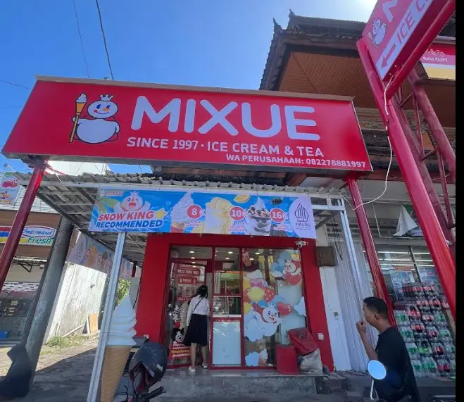Mixue Cliff Bali Ungaran — hasil akhir